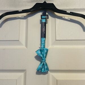 American Lifestyle Turquoise Horseshoe Pattern Bow Tie